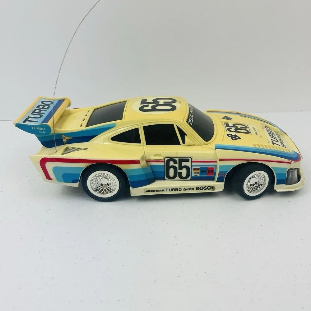 Radio Shack K3 935‎ Porsche Remote Control Turbo Gelo Racing Team #65 For Parts